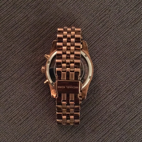Michael Kors rose gold watch main image 4